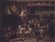 Jan Steen The Fat Kitchen oil painting on canvas